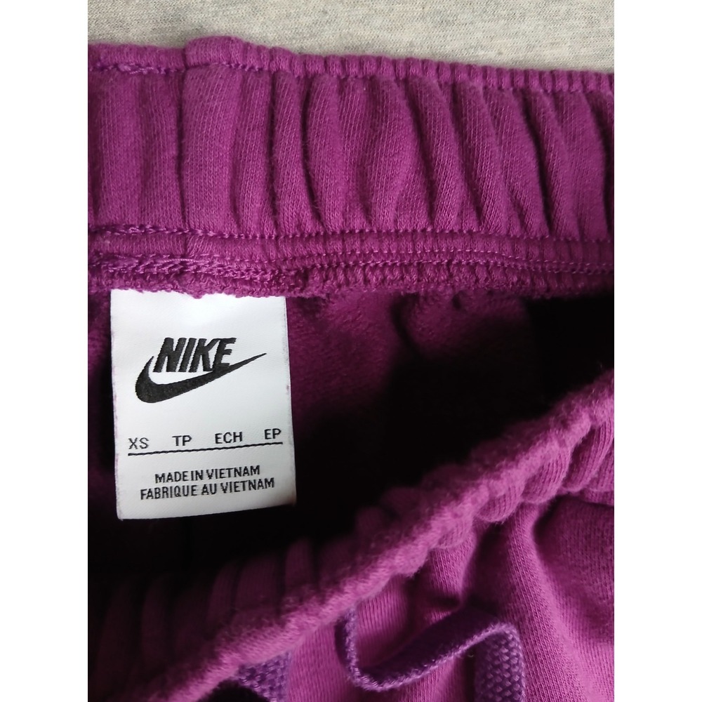 Nike Sweatpants Womens XS Sportswear Club Fleece Jogger Active Casual Fushia - Picture 7 of 13